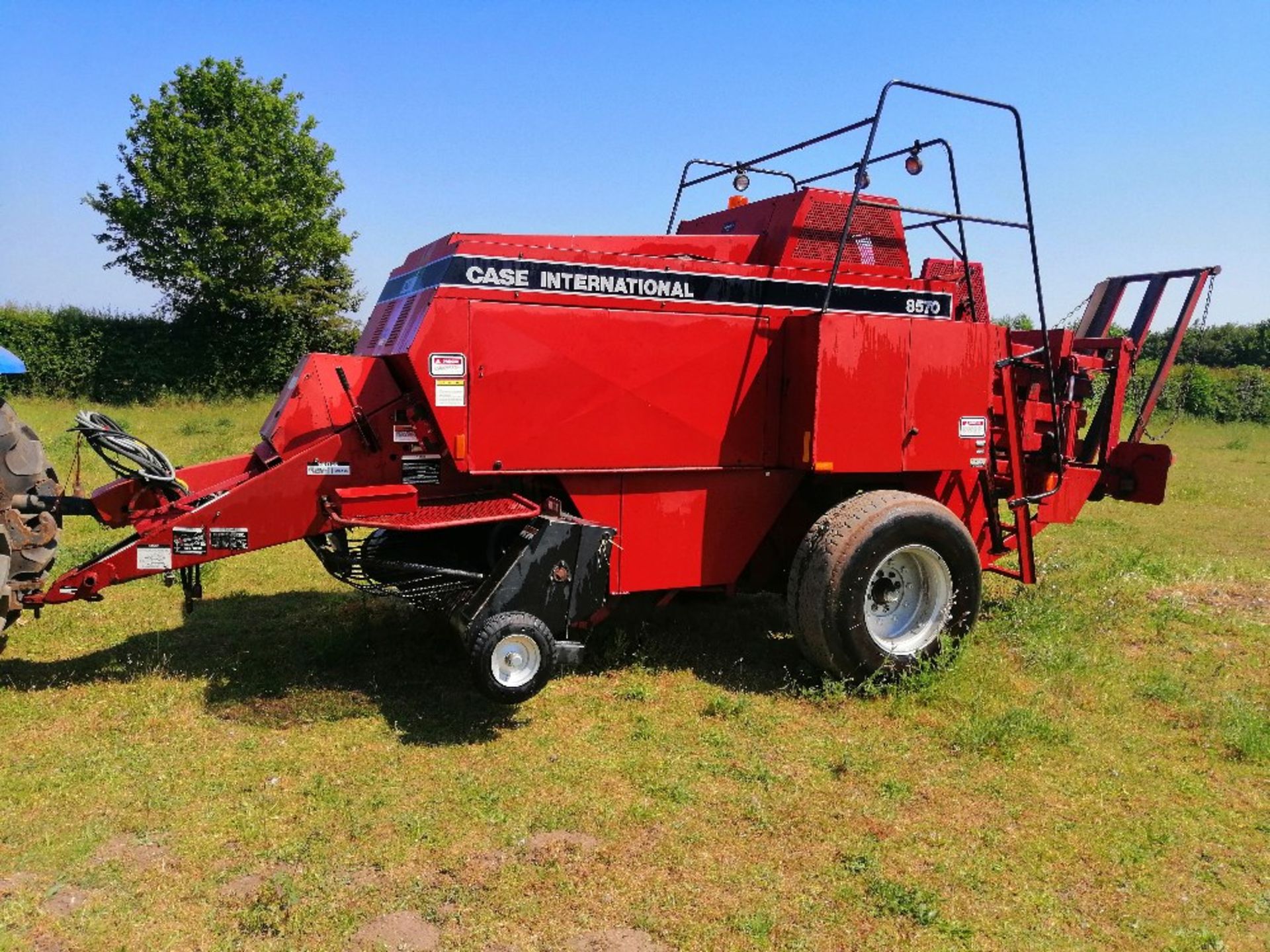 Case International 8570 mini heston baler,