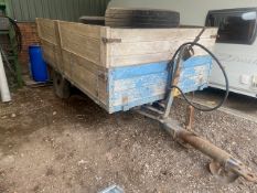 3-4 ton Tye tipping trailer in lovely original condition,
