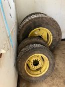 Turf tyres to fit John Deere compact tractor