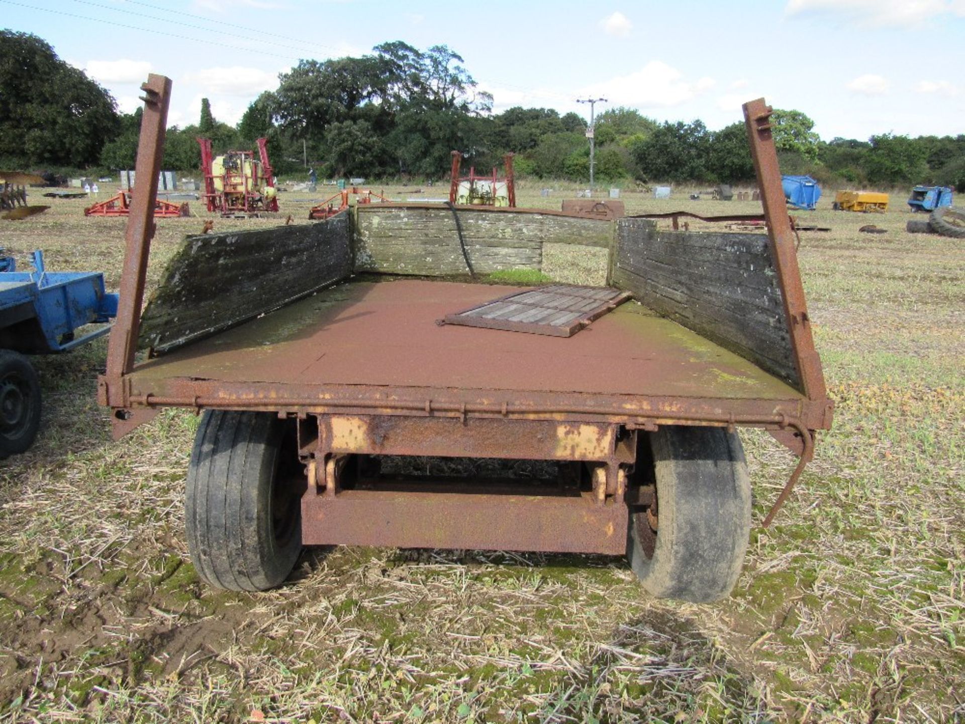 Sanders 4T 2 wheel tipping trailer, - Image 2 of 2