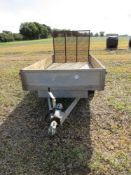Indespension trailer, 10ft x 5ft, wooden floor, ramp, new rims, wheels and tyres,