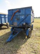 Articulated hydraulic tipping trailer 11ft x 6ft x 4ft,