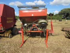 KRM seed drill for power harrow mounting with weaving counter bar,