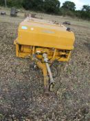 Road brush collector box ex military Eagle Airfield 5ft, serial no: S713,