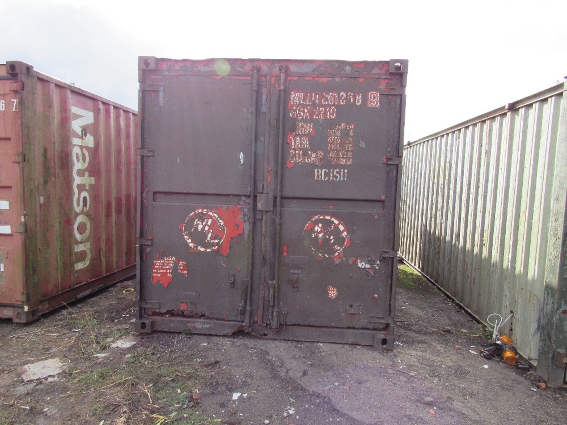 Steel container, 6.3m x 2.