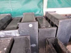 11 x Plastic feeders 5 x 42" high and 6 x 3ft high