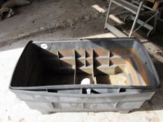 2 x Plastic water tanks 110 x 57 x 45