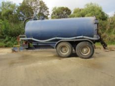 3,000 gallon slurry tanker with rear steer axle on four 445/65R-22.