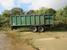 Bailey 20T trailer, 2011, serial no: 10574, on four 560/60R-22.