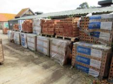 23 x Packs of Ibstock bricks on pallets and 5 x part pallets