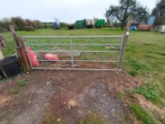 1 x 10ft and 1 x 12ft (as found) galvanised gates