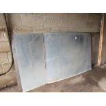 Quantity of galvanised sheets