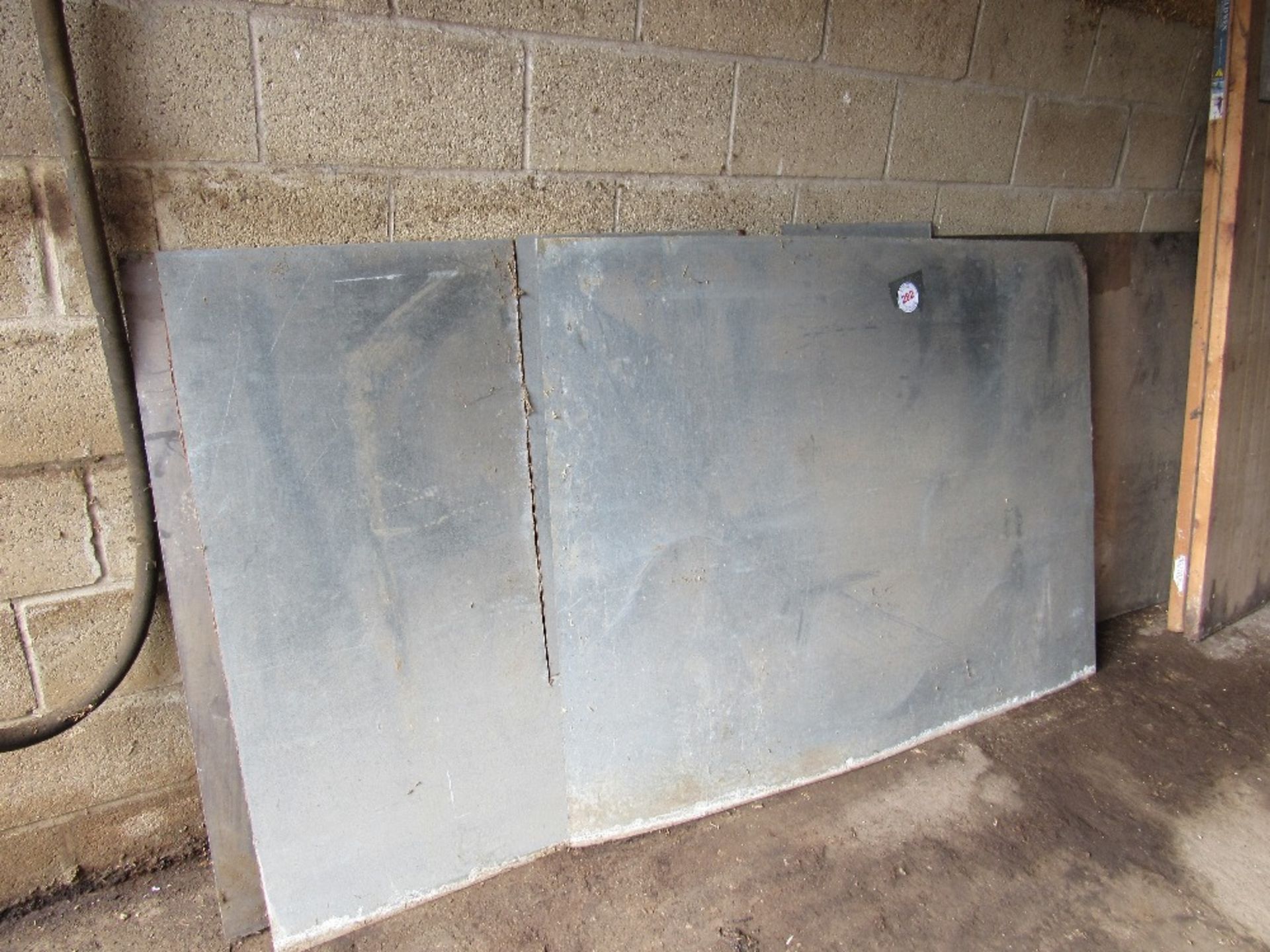 Quantity of galvanised sheets