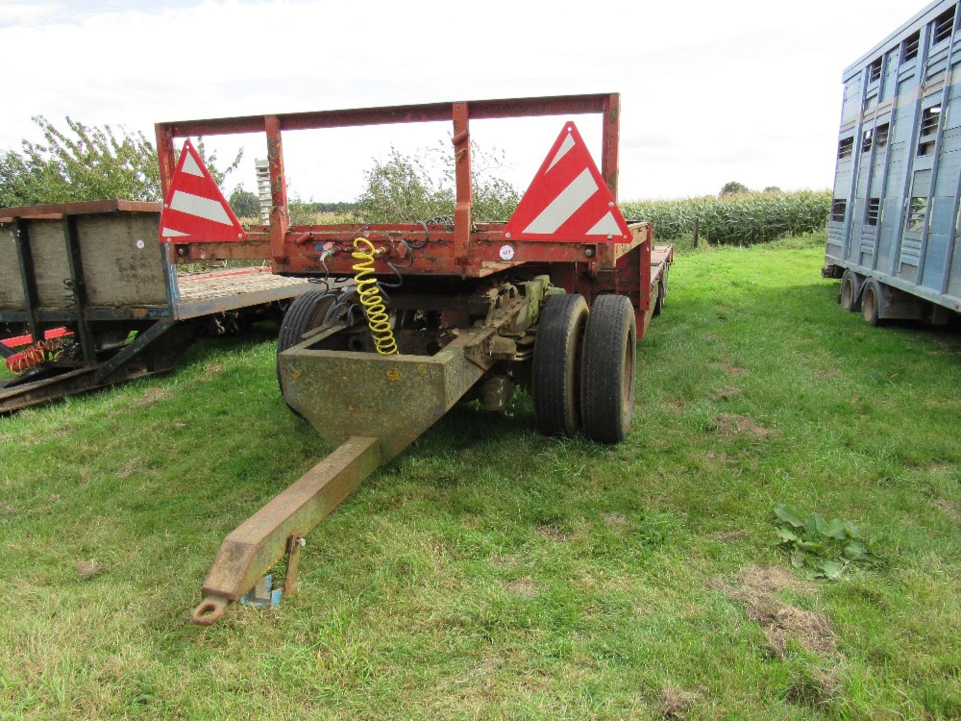 40ft Step frame trailer with 5th wheel bogie,