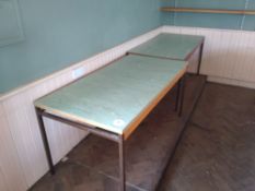 2 x Tables 76cm x 150cm