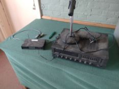 Jedia PA system with Sennheiser mic and