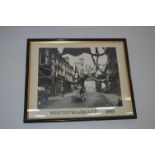 Framed Original Photograph of Whitefriargate Hull