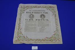 Paper Souvenir of The King & Queen's Visit to St.