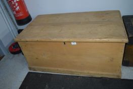 Victorian Pine Blanket Box