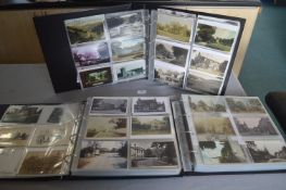Three Postcard Albums Containing Cards of Hessle and East Yorkshire Villages