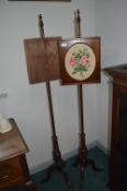 Embroidered Pole Screen plus One Other Requiring R