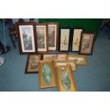 Twelve Edwardian Framed Pictures and Prints