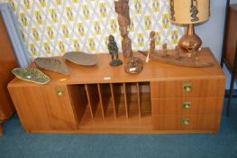 Retro Teak Sideboard with LP Storage