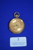 18k Gold Pocket Watch by A.J. Hopper of Hull ~50g inclusive