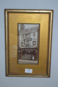 Framed Original Photograph of Gohl's Sweetshop Whitefriargate Hull 1903 for The King's Visit