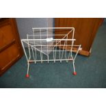 Retro Wire Newspaper Rack