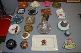 Vintage Ashtrays and Lighters