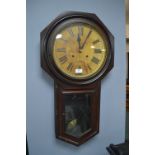 Victorian Wall Clock by John Hando of Brecon