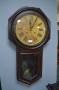 Victorian Wall Clock by John Hando of Brecon