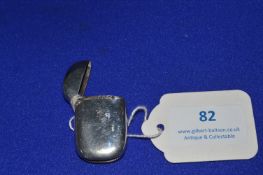 Hallmarked Sterling Silver Vesta Case - Birmingham 1889