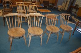 Four Beechwood Country Chairs