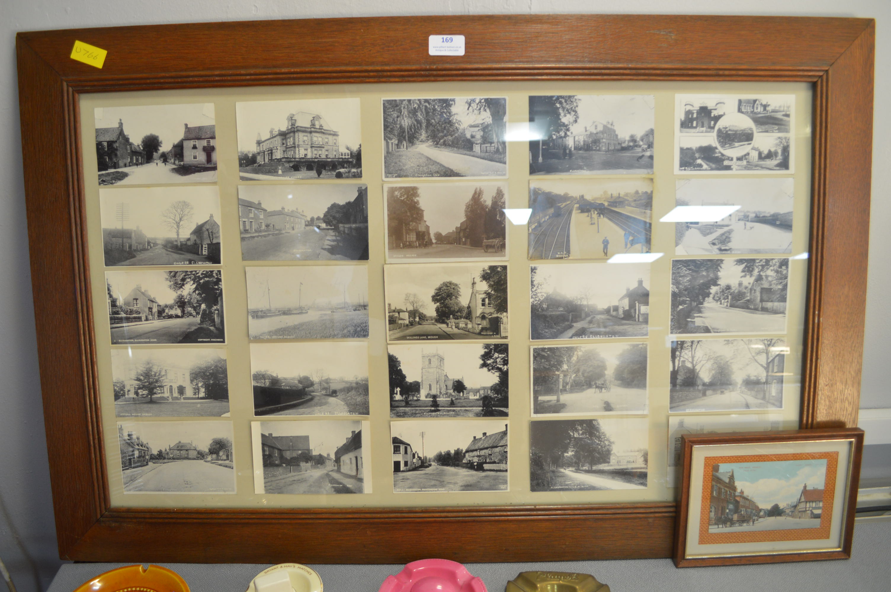 Framed Collection of Local East Yorkshire Postcards