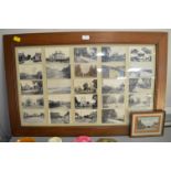 Framed Collection of Local East Yorkshire Postcards