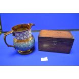 Tea Caddy and a Lustre Jug