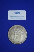 French 1906 Indochina 28g Silver Piastre De Commerce