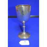 Hallmarked Sterling Silver Goblet ~136g, Birmingham 1872