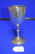 Hallmarked Sterling Silver Goblet ~136g, Birmingham 1872