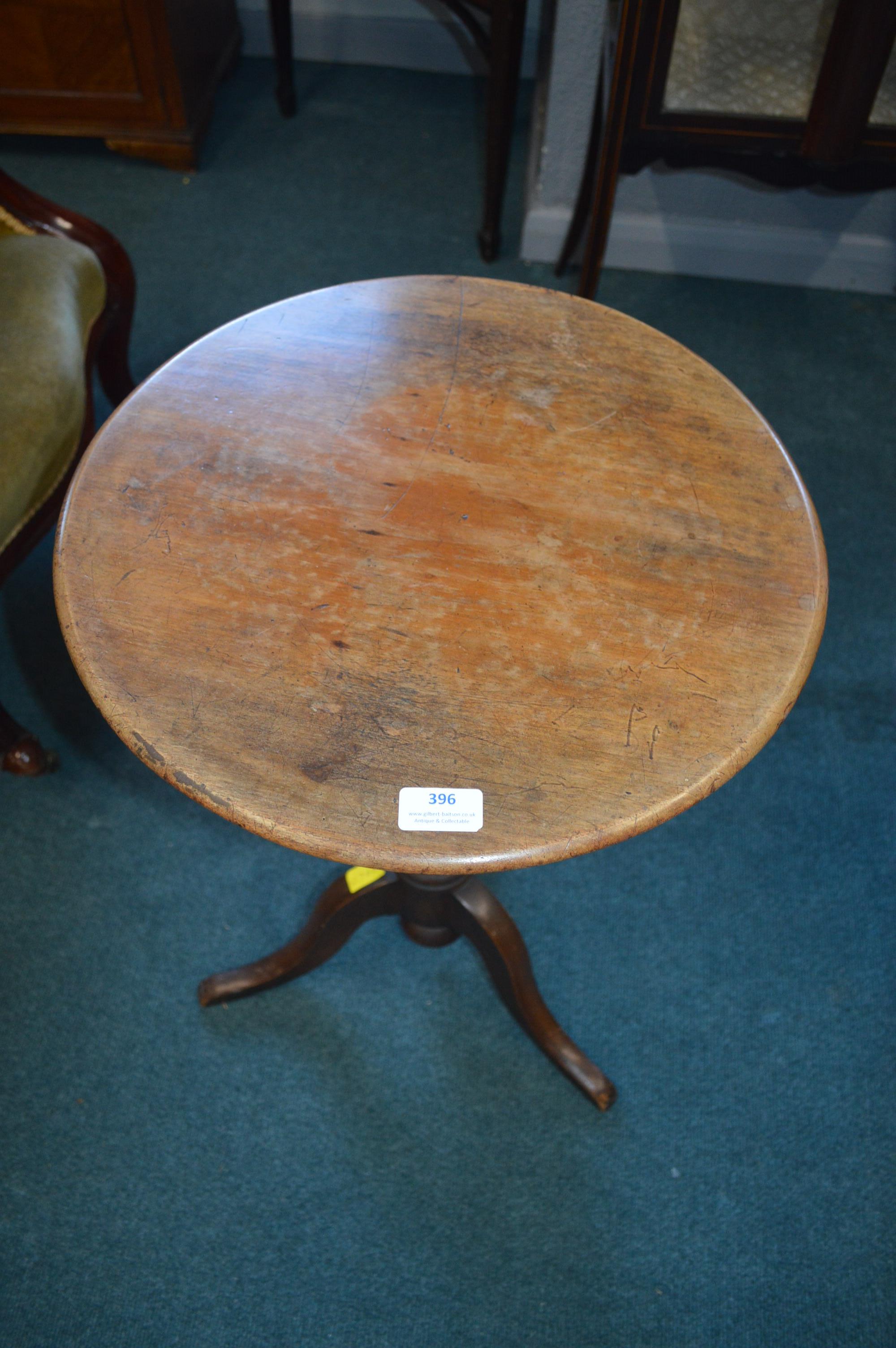 Georgian Mahogany Tripod Table - Image 2 of 2