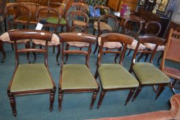 Four Victorian Mahogany Side Chairs