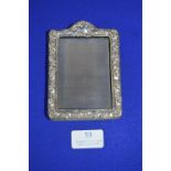 Hallmarked Sterling Silver Small Photo Frame, Birmingham 1904