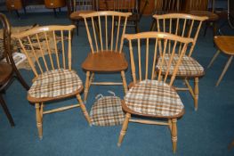 Set of Four Ercol Kitchen Chairs