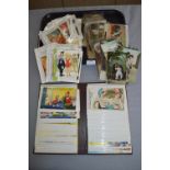 Collection of Bamforth Postcards Including Comical, and Edwardian Cards