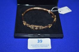 9k Gold Bangle ~8g