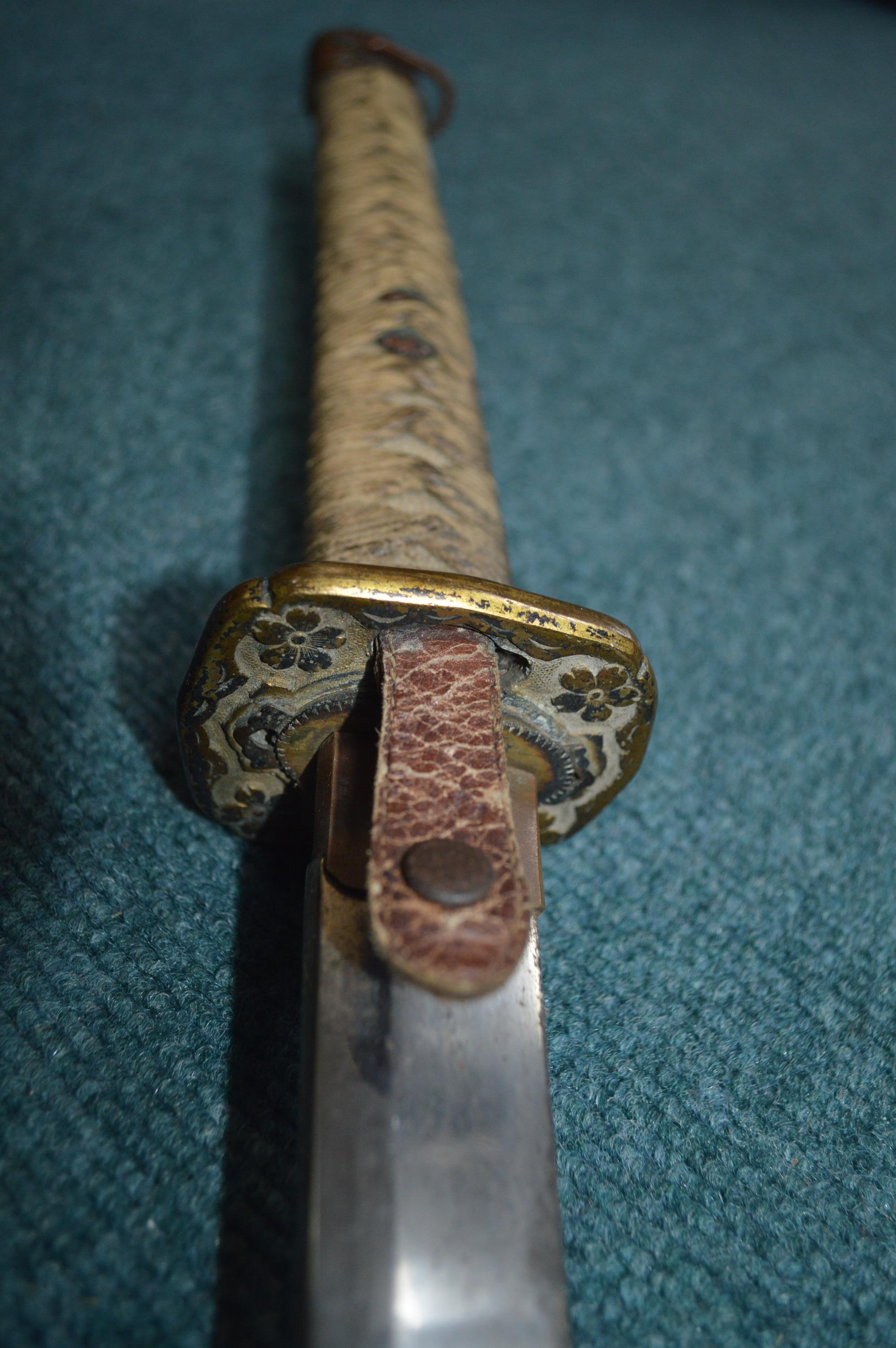 Japanese Officer's Sword - Image 9 of 12