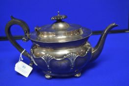 Hallmarked Sterling Silver Teapot ~640g, Birmingham 1907