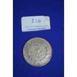 1842 United States Silver Dollar